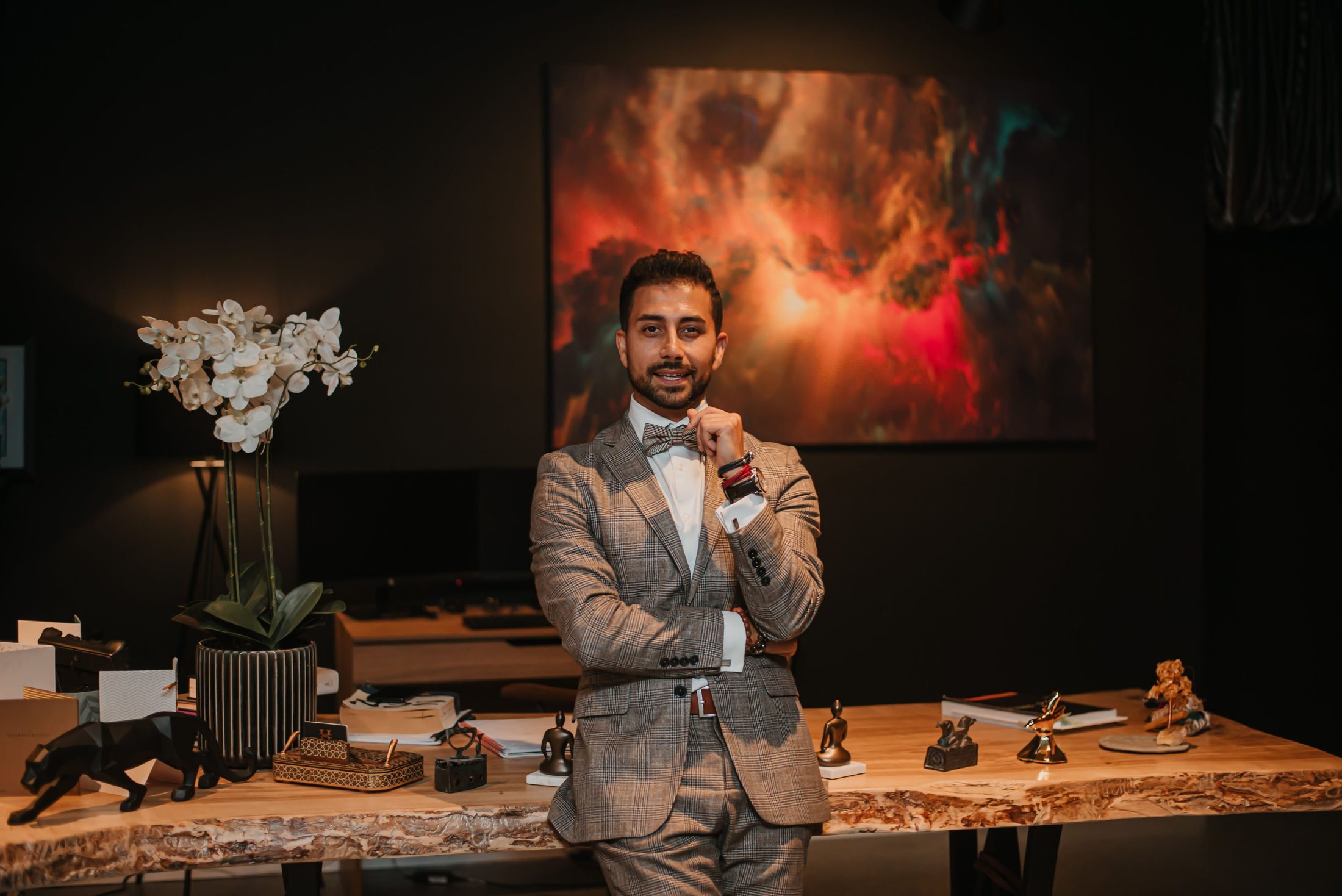 Hoss Notarkesh in his executive coaching office