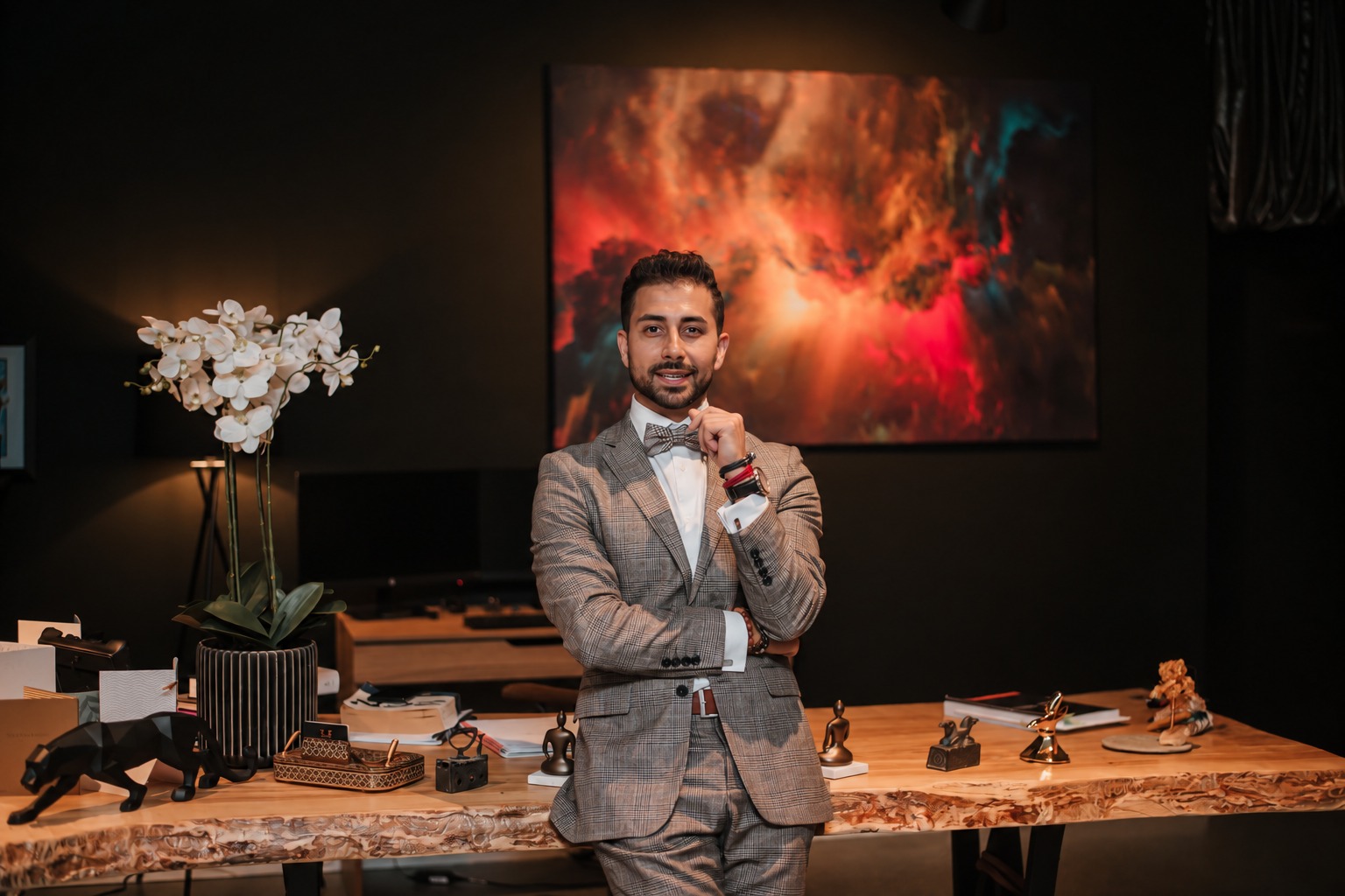 Hoss Notarkesh in his executive coaching office